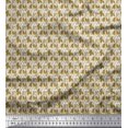 thumbnail image 1 of Soimoi Rayon Fabric Flower Artistic Print Sewing Fabric Yard 56 Inch Wide, 1 of 3