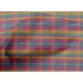thumbnail image 3 of oneOone Organic Cotton Voile Fabric Madras Check Printed Craft Fabric BTY 42 Inch Wide, 3 of 3
