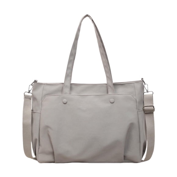 GUOOL Crossbody Bag Trendy College Teacher Laptop Bag for Traveling College Work Beach Gray