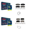 thumbnail image 1 of CMX Front Rear Ceramic Disc Brake Pads and Wear Sensors Kit for Car Land Rover Range Sport with Brembo KCW-100043, 1 of 9