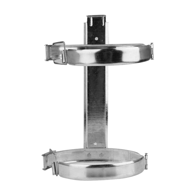 SHISUYAN Fire Extinguisher Bracket Iron Silver Vehicle Use 1Pcs 8.5x4.7in