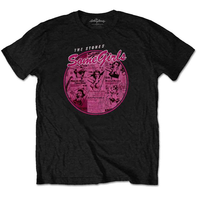 The Rolling Stones Unisex T-Shirt Some Girls Circle V.2.