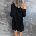 thumbnail image 4 of Mikilon Cardigan à Manches Longues Ample Uni pour Femmes Manteau Blouse d'Automne, 4 of 7
