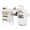 thumbnail image 1 of Costway Table de Couture Pliante Station de Charge Multifonctionnelle Chariot de Machine à Coudre, 1 of 10