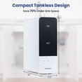 thumbnail image 3 of Costway 600 GPD Tankless Under-Sink RO System with 8-Stage Filtration & Smart LED Faucet Black + White-600 GPD, 3 of 10