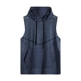 thumbnail image 1 of Timegard Workout Top for Men Athletic Breathable Sleeveless Hoodies Pullover Lightweight Running Tank Top, 1 of 7