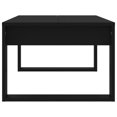 thumbnail image 3 of vidaXL Coffee Table Black 102x50x35 cm Engineered Wood, 3 of 5