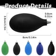 thumbnail image 3 of pdqouc Rubber Oval Soft Tip Air Pump Dust Blower, Silicone Air Blower for Camera, Watch, Phone, Keyboard, Lens, and Filter Cleaning, Precision Dust Cleaner Tool for Electronics, 3 of 4