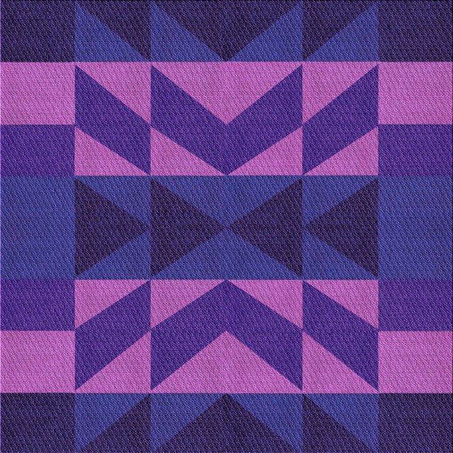 Ahgly Company Tapis d'Intérieur Lavable en Machine Carré Transitionnel Violet Prune, 8 Pieds Carré