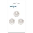 thumbnail image 1 of LA VOGUE 2-Hole Buttons - 18 mm (0.71 in), blanc (2-Pack), 1 of 2