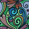 thumbnail image 1 of Ahgly Company Machine Washable Indoor Square Transitional Mint Green Area Rugs, 8' Square, 1 of 7