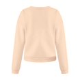 thumbnail image 5 of WEAIXIMIUNG T-Shirts pour Femmes Grande Taille Col en V Mode Chandails Décontractés à Manches Longues Imprimés pour Femmes Hauts, 5 of 5