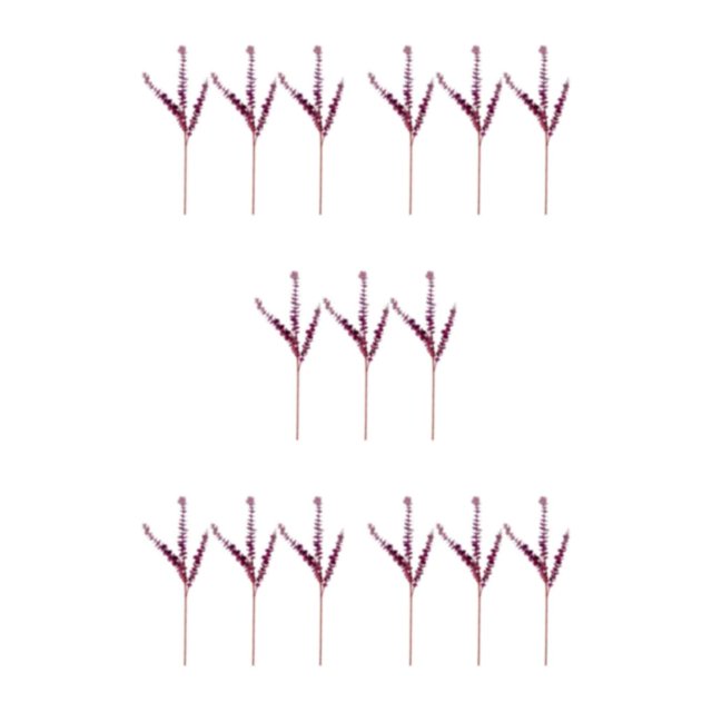 Baohd 3x Realistic Appearance Artificial Plants Nature S Charm To Space Easy To Clean purple 5Set