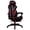 Rouge, variante sur Vinsetto Chaise de Travail Pivotante en Maille pour Bureau, Fauteuil Inclinable avec Soutien Lombaire, Rouge