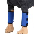 thumbnail image 2 of Yinanstore 2Pcs Pet Dog Canine Front Rear Leg Brace Paw Compression Wraps with Blue S, 2 of 8