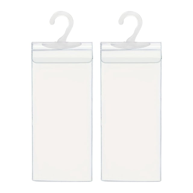Yhmxh Storage and Organization Transparent PVC Disability Sign Hook Bag Disability Card Car Hanging Bag Parking Sign Packaging Storage Bag Storage Cover