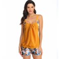 thumbnail image 3 of Vintage Print Tankini Women 2 Pieces Swimsuits with Shorts Flowy Bathing Suits, 3 of 8