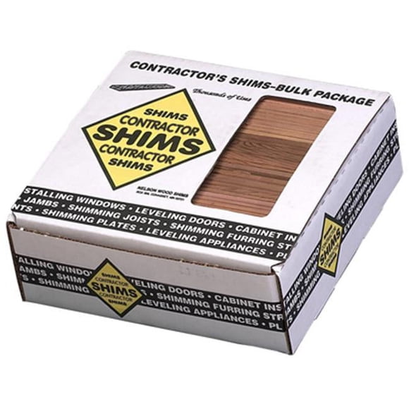 Nelson Wood Shims CSH8-84-320B 8 Po Wood Shim - Pack - 84