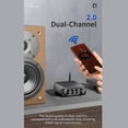 thumbnail image 4 of 50wx2 Stereo Amplifier, Clear Sound Usb Aux Input Channel Stereo Hifi Amplifier For Mp3 WAV WMA APE FLAC, 4 of 7