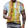 thumbnail image 1 of EGNMCR T-Shirts à Manches Courtes pour Hommes Été Décontracté Col Rond T-shirt, Mode Hommes Décontracté Impression Numérique 3D Sport Manches Courtes Hauts d'Été Décontractés,, 1 of 5