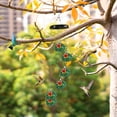 thumbnail image 2 of Fesfesfes Clearance Wind Chime Feeder,Copper Hummingbird Feeder with 6 Musical Tubeses, Solar-Powered Garden Sound Decor multicolour, 2 of 5