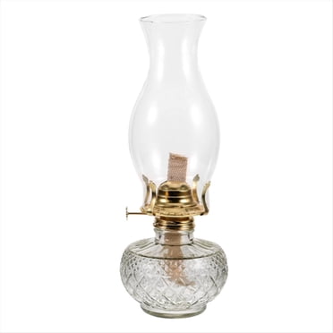 Vintage Glass Coal Lamp Rustic Oil Lamp Oil Lamps for Indoor Use Home Decor Lighting Oil Lantern,1 x Glass Coal lamp(does not include lamp oil)