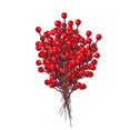 thumbnail image 3 of 20 Pcs Pics de Baies - 12 Tiges de Baies Rouges Artificielles Décorations d'Arbre de Noël 7.5 Pouces pour Arbre de Noël Décorations Maison, 3 of 4