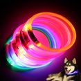 thumbnail image 2 of Trayknick Collier pour Chien à LED Rechargeable Lumineux USB pour Chiot pour Extérieur, 2 of 13