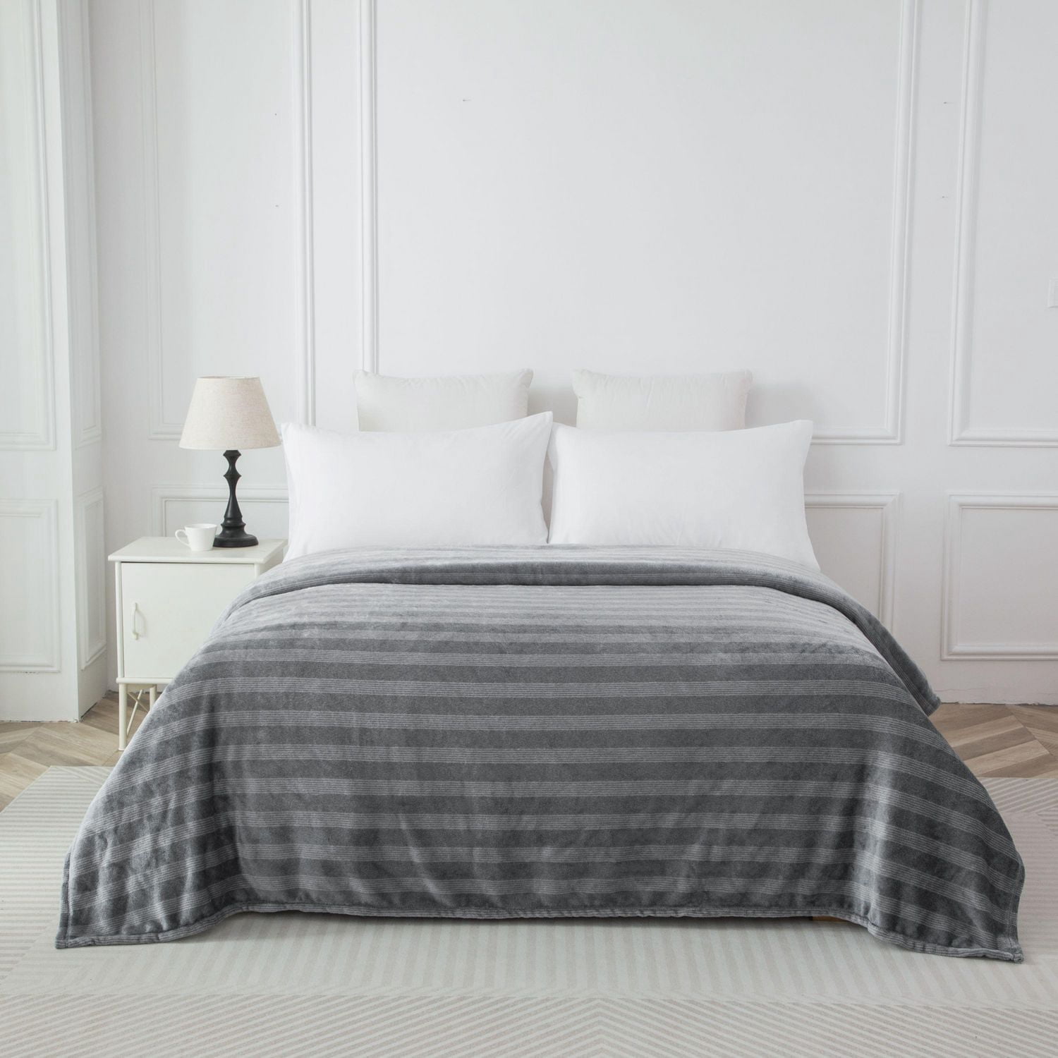 Mainstays Cationic Plush Blanket, Size: Twin - Double/Queen