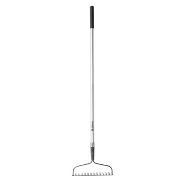 Alterra Fiberglass Long Handle 14-Tine Bow Rake