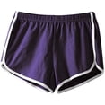 thumbnail image 2 of 1 Pce Shorts de Sport pour Femmes Shorts Rétro Shorts de Yoga Actifs Pantalons avec Bords Colorés, 2 of 6
