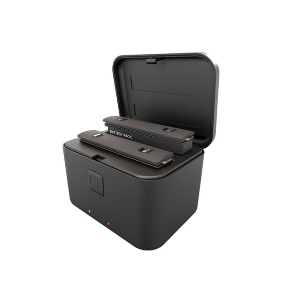 Insta360 X5 Battery Charger Set, 2850 Mah High-Capacity Li-Ion Battery with Dual-Slot Led Charging Box, Usb-C Fast Charge, Sd Card Storage, 2-Hour Quick Charge for Travel & , 1 Insta360 X5 Charger