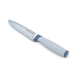 Farberware 5" Utility Ceramic Knife with Sheath, Blue