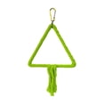 thumbnail image 2 of FHBVT Bird Cage Rope Swing Perch Gnaw Resistant Hanging Design Metal Core Tassel Chew Toy Cultivate Coordination Equilibrium for Budgie Canary Parakeet Cockatiel Bird Cage Pet Bird Supplies Decor, 2 of 6