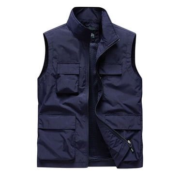 Cameland Gilet Sans Manches Cargo Décontracté pour Homme, Plein Air, Travail, Pêche, Voyage, Photo, Veste à Multiples Poches, Gilets pour Hommes, Vêtements d'Extérieur