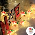thumbnail image 1 of YIMWNYI Lighted Christmas Decor LED Lanterns, Christmas Tree Pendant, Multicolor Hanging Lights, Home Party Decorations, Battery Operated LED Lights, Holiday Decor, 1 of 6