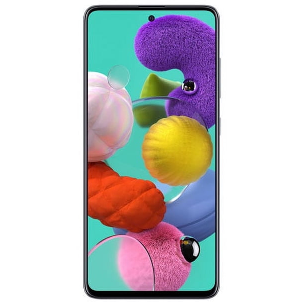 Restored Samsung Galaxy A51 Black 128GB Unlocked Smartphone Good