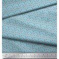 thumbnail image 2 of Soimoi Rayon Crepe Fabric Poker Card Symbol & Check Print Fabric by The Yard 46 Inch Wide, 2 of 3