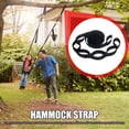 thumbnail image 4 of PENGXIANG 2pcs Hammock Strap Outdoor Camping Tree Hanging Load Bearing Rope (Black), 4 of 9
