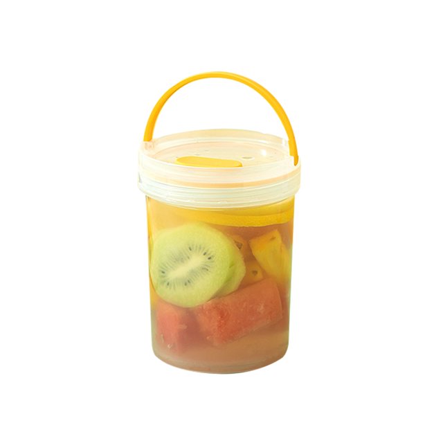 TIELUTT Leakproof Portable Food Storage Container with Handle Airtight Kitchen Pantry Kitchen Storage Vegetable Containers for Refrigerator Smell Proof Container Container Leftover Storage Container