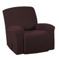 thumbnail image 4 of Housse de Fauteuil Inclinable 1 Pce en Jacquard Doux à Haute Extensibilité, Housse de Sofa, Housse de Fauteuil Inclinable Bronze, 4 of 8