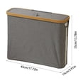 thumbnail image 3 of weibbin Transparent Toilet Paper Roll Storage Basket Toilet Paper Roll Sundries Nonslip Storage Basket With Lid, 3 of 6