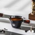 thumbnail image 4 of Kbndieu Stainless Steel Measuring Cup Italian Measuring Cup Wooden Handle Coffee Shot Glass Ounce-Marked Extraction Cup Stainless Steel Scale Cup Kitchen & Dining, 4 of 9