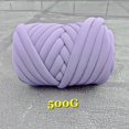 thumbnail image 1 of New Striped Core Spun Crochet Yarn Ice Silk Feeling Polyester Cotton Rope for Handbag Pet Nest Fashion Home Decoration, 1 of 7