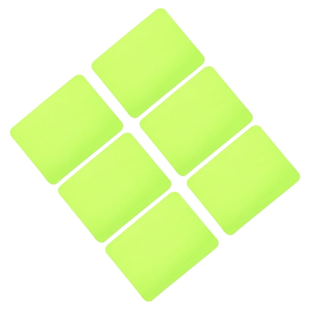 Uxcell 6 Pcs Pièces Thermocollantes Patchs de Réparation en Tissu pour Vêtements Vert Fluorescent