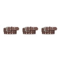 thumbnail image 4 of Decodeary Ceinture Double Boucle Sans Fil en Vrac pour Jeans Femmes Style Net Ceinture Fête Punk Épingle Robe Café 115cm 3ensemble, 4 of 6
