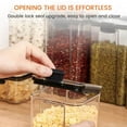 thumbnail image 4 of Mtfun Airtight Food Storage Container with Lids for Kitchen Pantry Organization and Clear Dry Food Canisters for Cereal Flour Coffee Rice Snacks, 4 of 8