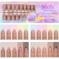 thumbnail image 2 of 150PCS French Nail Tips Pre-applied Tip Primer Base Coat Break- Soft Press on Nails for Art DIY No Needed Salon-like Extensions, 2 of 8