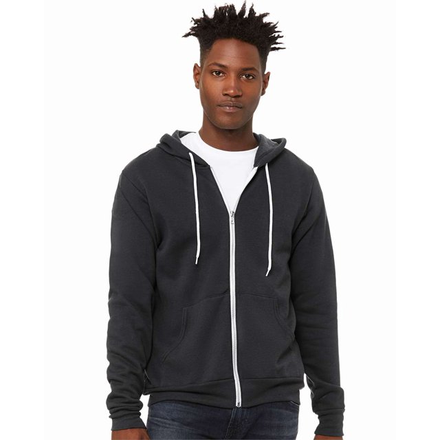 Bella + Canvas Unisex Sponge Fleece Full-Zip Hooded Sweatshirt