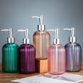 thumbnail image 3 of Clear Glass Soap Dispenser with Durable Pump  Refillable Liquid Hand Soap Dispenser for Bathroom   BottlesKitchen Soap Dispenser, 3 of 11
